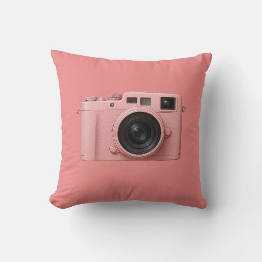 Roze camerakussen! kussen (Voorkant)