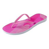 roze camo abstract teenslippers (Schuin)