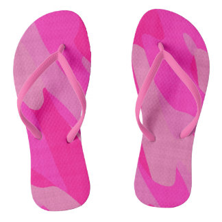 roze camo abstract teenslippers