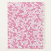 Roze Camo Abstracte Art Decor Design Planner (Achterkant)