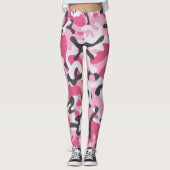 Roze Camo Army gepatterd | LEGGINGS (Voorkant)