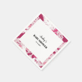 Roze Camo Baby shower Servet (Hoek)