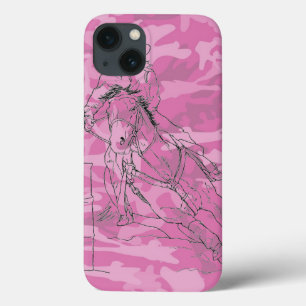 Roze Camo Barrel Racer II Case-Mate iPhone Case