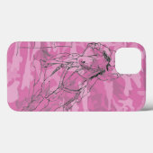 Roze Camo Barrel Racer II Case-Mate iPhone Case (Achterkant (horizontaal))
