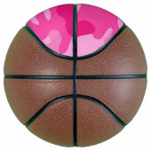 Roze Camo Basketball Mini Basketbal (Rechts)