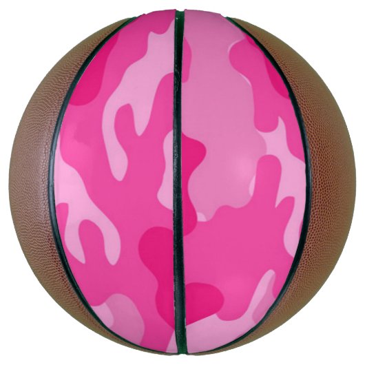 Roze Camo Basketball Mini Basketbal (Verticaal)