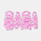 Roze Camo Bedankdoosjes (Uitgevouwen)