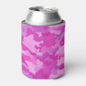 Roze Camo Blikjeskoeler (Blikje Voorkant)