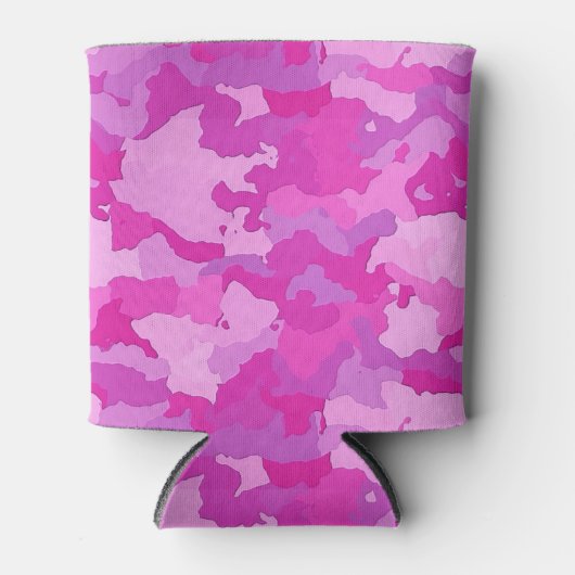 Roze Camo Blikjeskoeler (Voorkant)