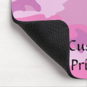 Roze Camo Camoflauge Muismat (Hoek)