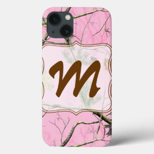 Roze Camo Camouflage Jagen Monogram IPAD Case