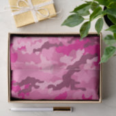 Roze camo camouflage meisje vrouwelijk trendy tissuepapier (Geschenk)