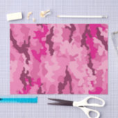 Roze camo camouflage meisje vrouwelijk trendy tissuepapier (Craft)