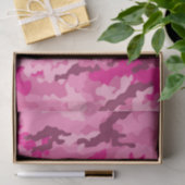 Roze camo camouflage meisje vrouwelijk trendy tissuepapier (Geschenk)