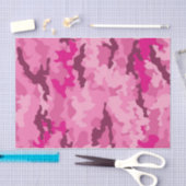 Roze camo camouflage meisje vrouwelijk trendy tissuepapier (Craft)