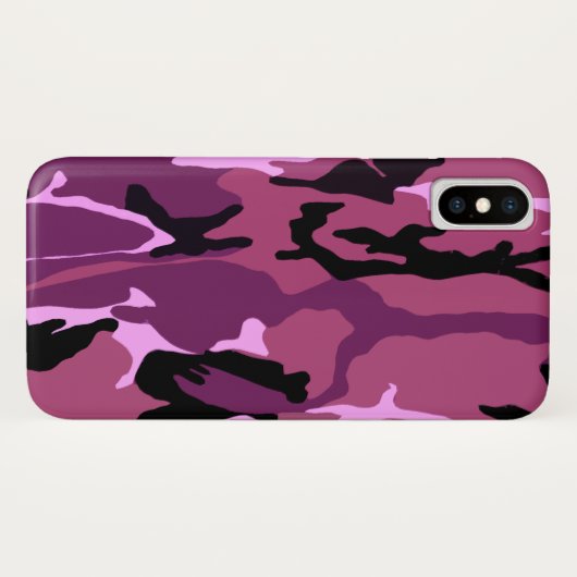 Roze Camo Case-Mate iPhone Case (Achterkant (horizontaal))