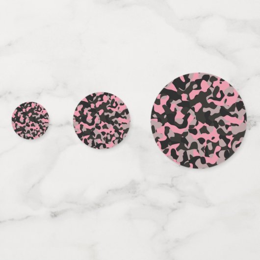 Roze Camo Confetti (Voorkanten)