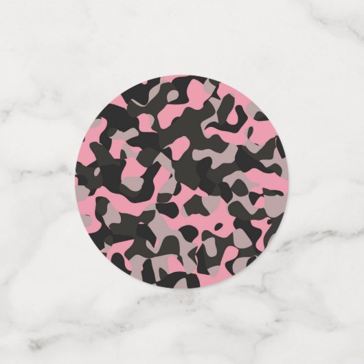 Roze Camo Confetti (Kleine voorkant)