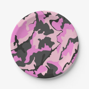 Roze Camo, de Borden van de Partij van het Papieren Bordje
