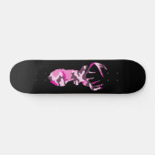 Roze Camo Deer / Skateboard (Horizontaal)