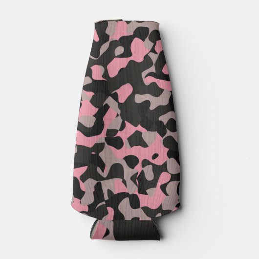 Roze Camo Flesjeskoeler (Voorkant)