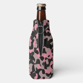 Roze Camo Flesjeskoeler