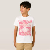 Roze Camo - Girly Camo T-shirt (Voorkant volledig)