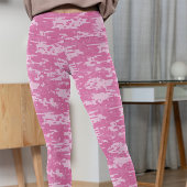 Roze Camo Girly Camouflage Leggings
