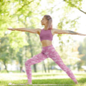 Roze Camo Girly Camouflage Leggings