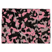 Roze Camo Groot Cadeauzakje (Achterkant)