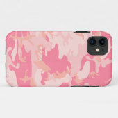 Roze Camo Hoesje-Mate iPhone 5 Hoesje (Achterkant (horizontaal))