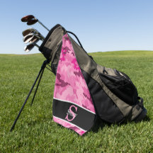 Roze Camo Hunter Camouflage Initiaal Monogram