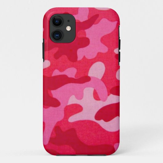 Roze Camo iPhone 5 cover (Achterkant)