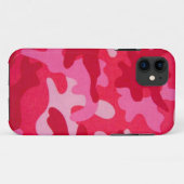 Roze Camo iPhone 5 cover (Achterkant (horizontaal))