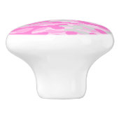 Roze Camo Keramische Knop (Zijkant)