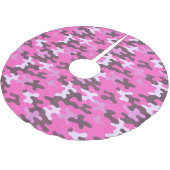 Roze Camo Kerstboom Rok (Gekanteld)