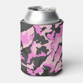 Roze Camo Koelbox Blikjeskoeler