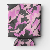 Roze Camo Koelbox Blikjeskoeler (Voorkant)
