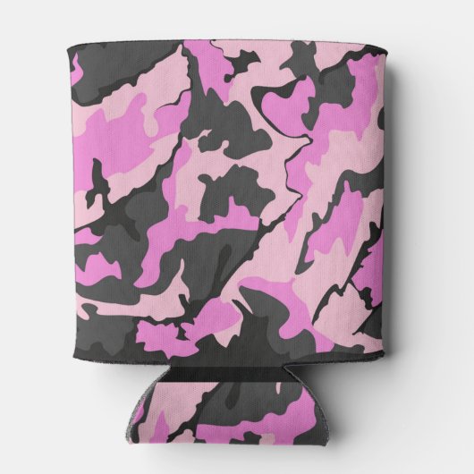 Roze Camo Koelbox Blikjeskoeler (Achterkant)