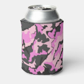 Roze Camo Koelbox Blikjeskoeler (Blikje Achterkant)