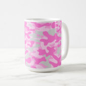 Roze Camo Koffiemok (Voorkant rechts)