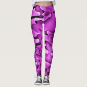 Roze Camo Leggings (Voorkant)