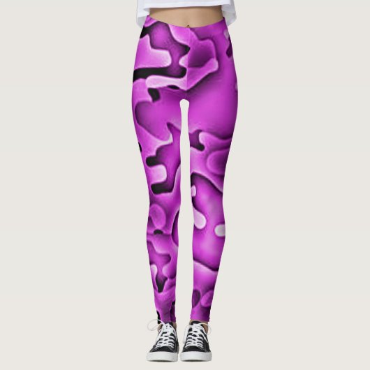 Roze Camo Leggings (Voorkant)