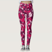 roze camo leggings (Voorkant)