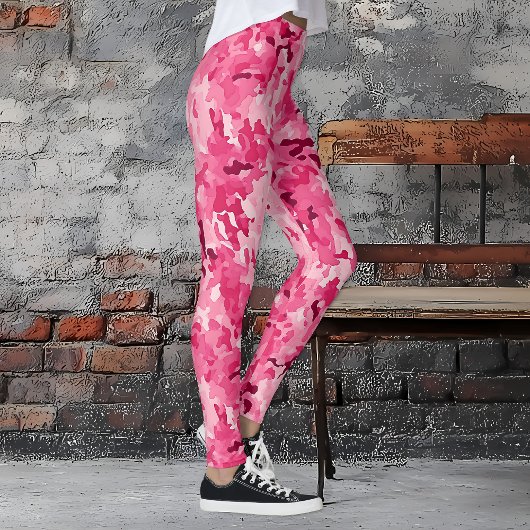 Roze Camo Leggings