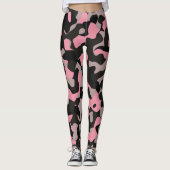 Roze Camo Leggings (Voorkant)