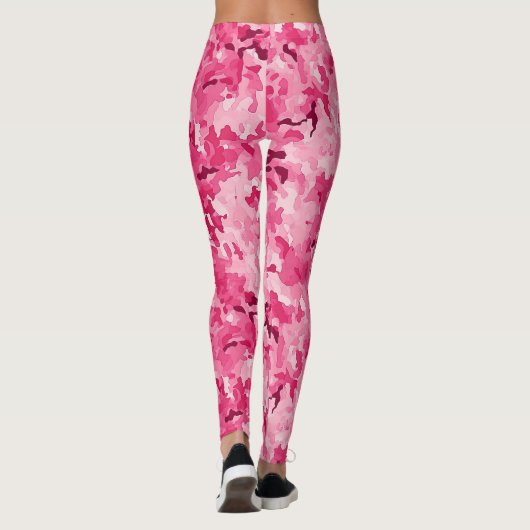 Roze Camo Leggings (Achterkant)