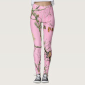 Roze Camo-Leggings Leggings (Voorkant)