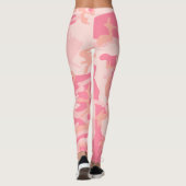 Roze Camo-Leggings Leggings (Achterkant)