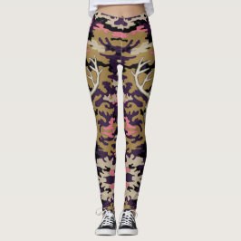 Roze Camo-Leggings Leggings
